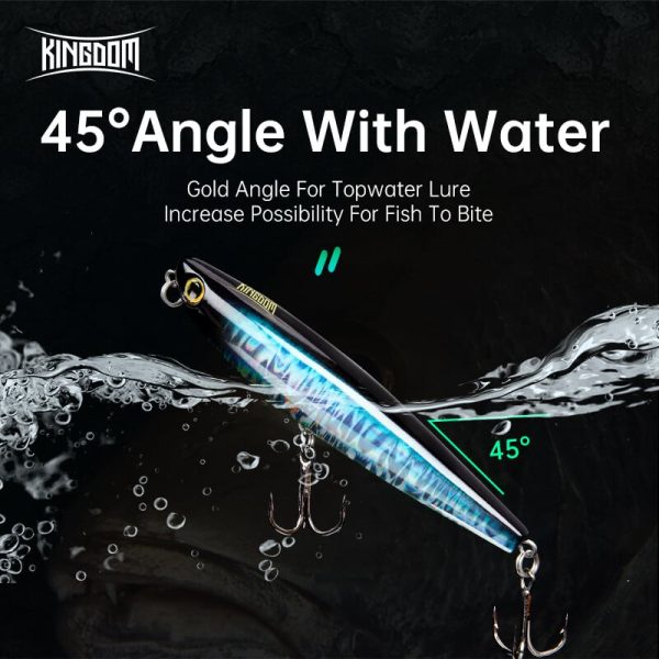 Kingdom Topwater Surface Pencil 60mm 5.6g 90mm 11g - Image 11