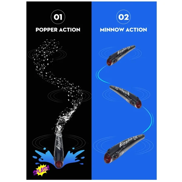 Kingdom Smokebomb 160mm 55g – Topwater WTD & Popper - Image 13