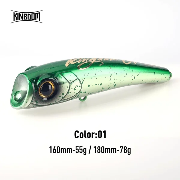 Kingdom Smokebomb 160mm 55g – Topwater WTD & Popper - Image 2