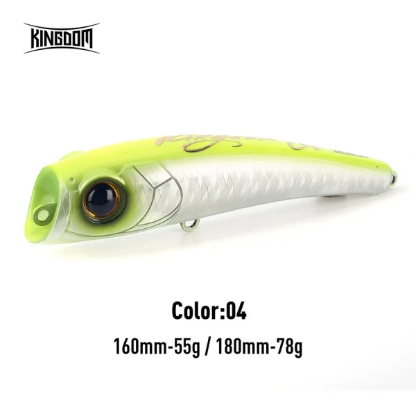 Kingdom Smokebomb 160mm 55g – Topwater WTD & Popper - Image 5