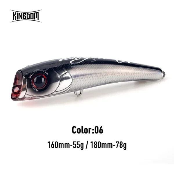 Kingdom Smokebomb 160mm 55g – Topwater WTD & Popper - Image 7