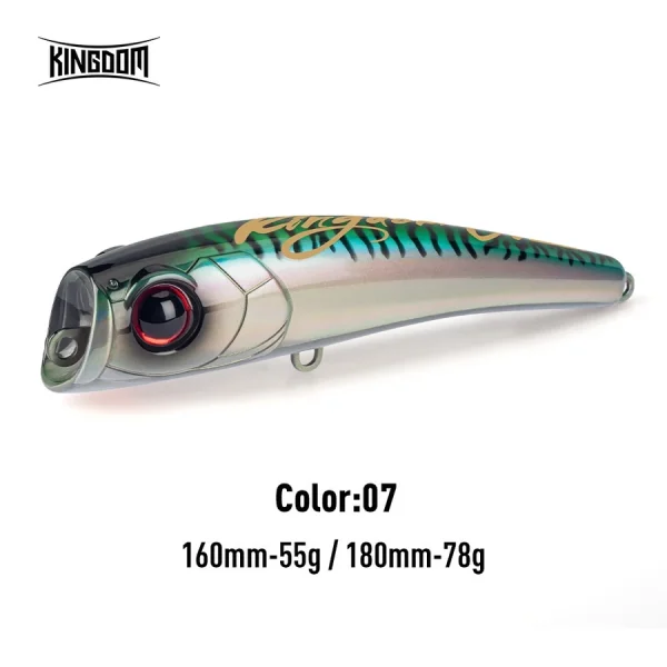 Kingdom Smokebomb 160mm 55g – Topwater WTD & Popper - Image 15