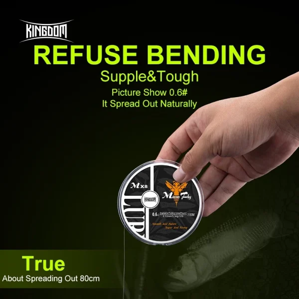 Kingdom Micro Fly 4 Strands Braided Line | Νήμα UL για LRF & Micro Spinning - Image 7