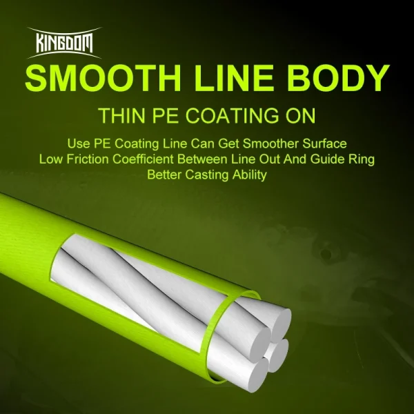 Kingdom Micro Fly 4 Strands Braided Line | Νήμα UL για LRF & Micro Spinning - Image 5