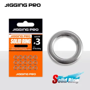 JIGGING PRO Solid Rings – Ανοξείδωτοι κρίκοι σύνδεσης 1–15 τμχ για τεχνητά & παράμαλλα