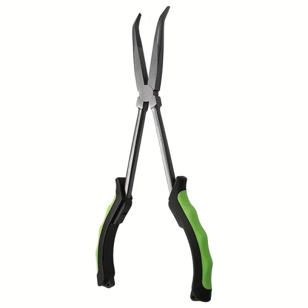 JIGGING PRO Long Nose Pliers – Πένσα ψαρέματος με carbon κατασκευή & πράσινη λαβή