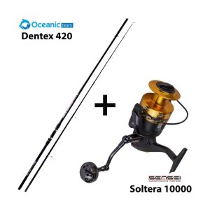 Combo Heavy Oceanic Dentex 420 + Sensei Soltera 10000 – Σετ heavy casting