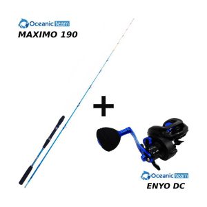 Oceanic Team Combo – Καλάμι Maximo 1.90 m 8–15 lb + Μηχανισμός Enyo DC3