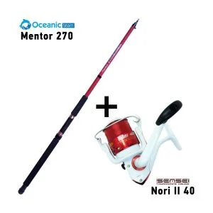 Oceanic Combo Casting – Καλάμι Mentor 2.70 m + Μηχανισμός Sensei Nori II 40