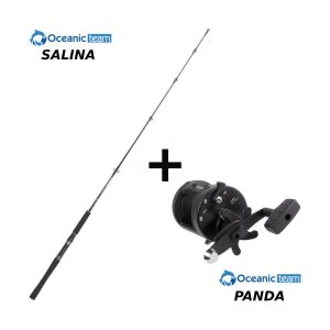 Oceanic Team Combo – Καλάμι Salina + Μηχανισμός Panda για boat fishing