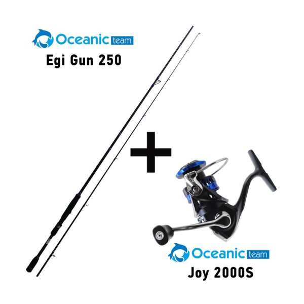 Combo Eging – Oceanic Team Egi Gun 250 + Joy 2000S