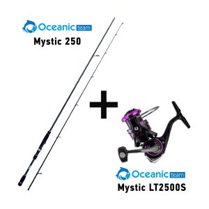 Combo Eging Oceanic Team Mystic 250 + Mystic LT2500S – Σετ για καλαμαροψάρεμα