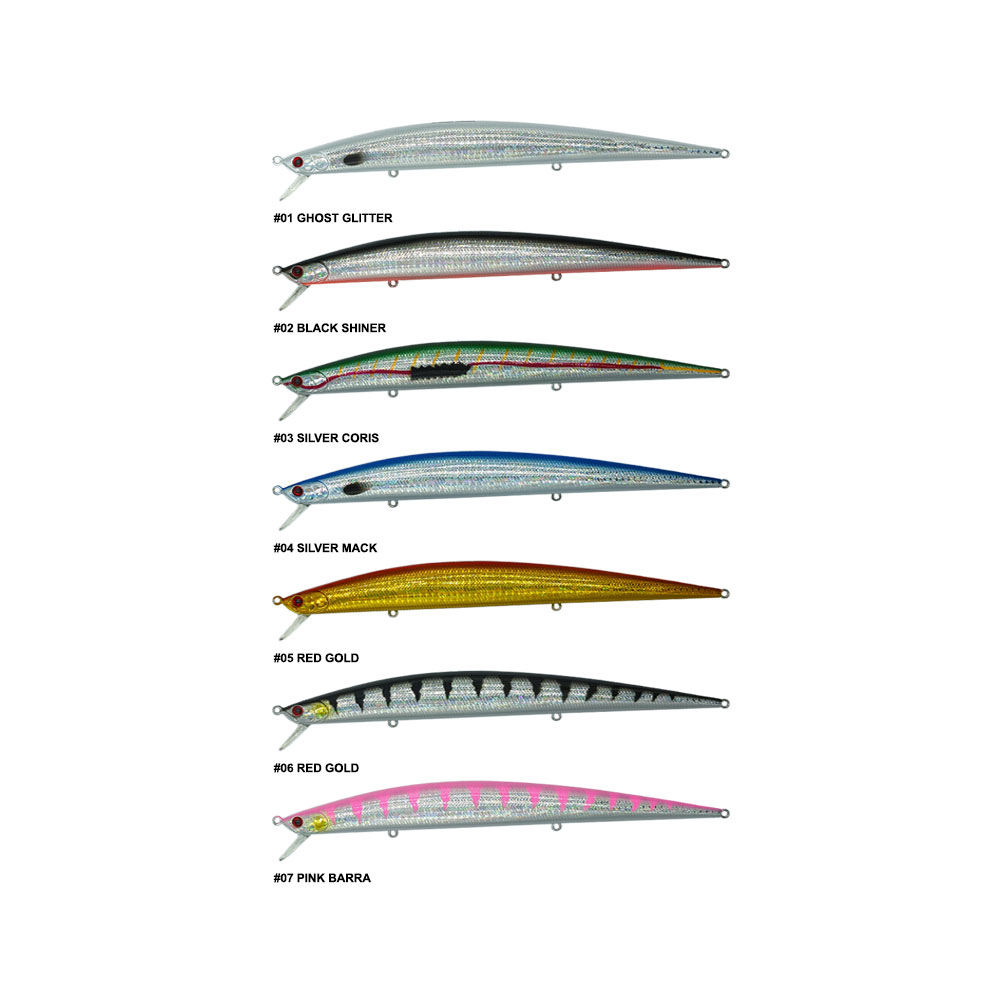 Soul Lures Gun Minnow 175mm – 34gr Sinking – Τεχνητό δόλωμα ψαρέματος με ρεαλιστική πλεύση και μεγάλη απόσταση βολής