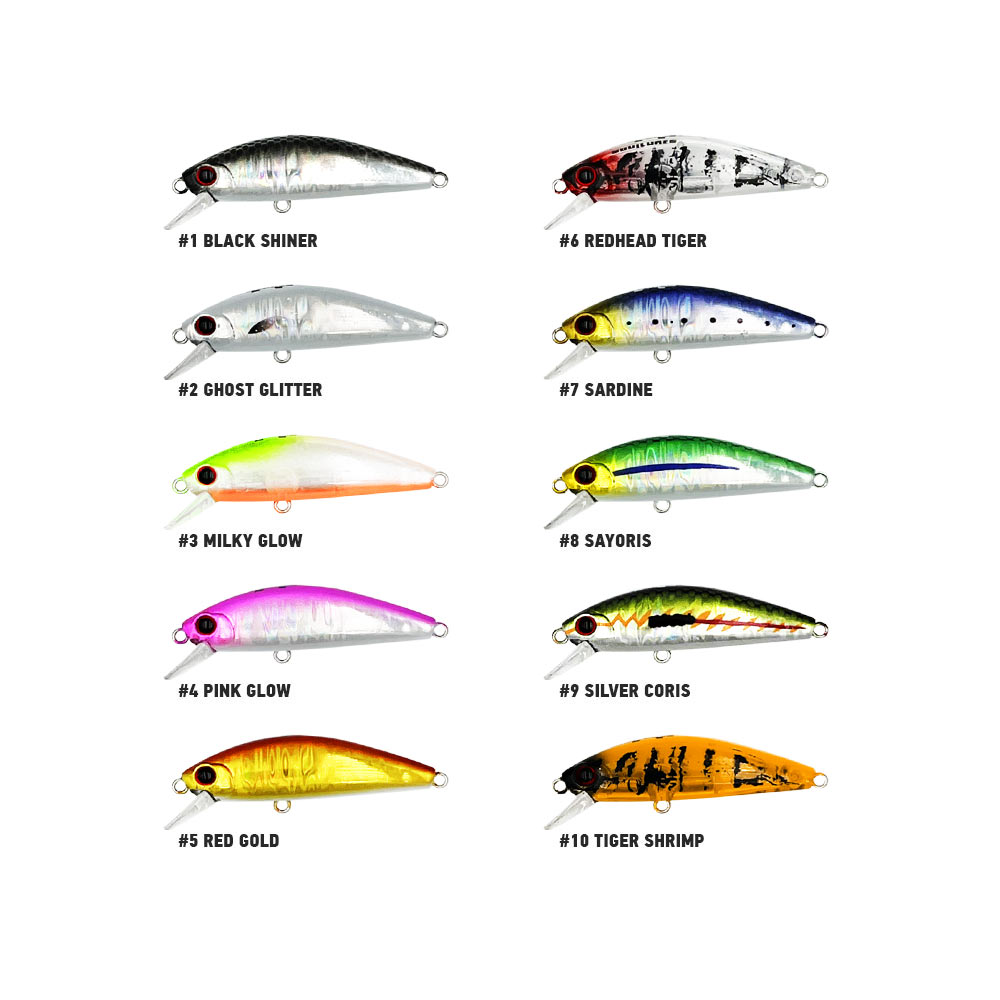 Soul Lures Swing Minnow 50S 5cm 6gr βυθιζόμενο minnow τεχνητό