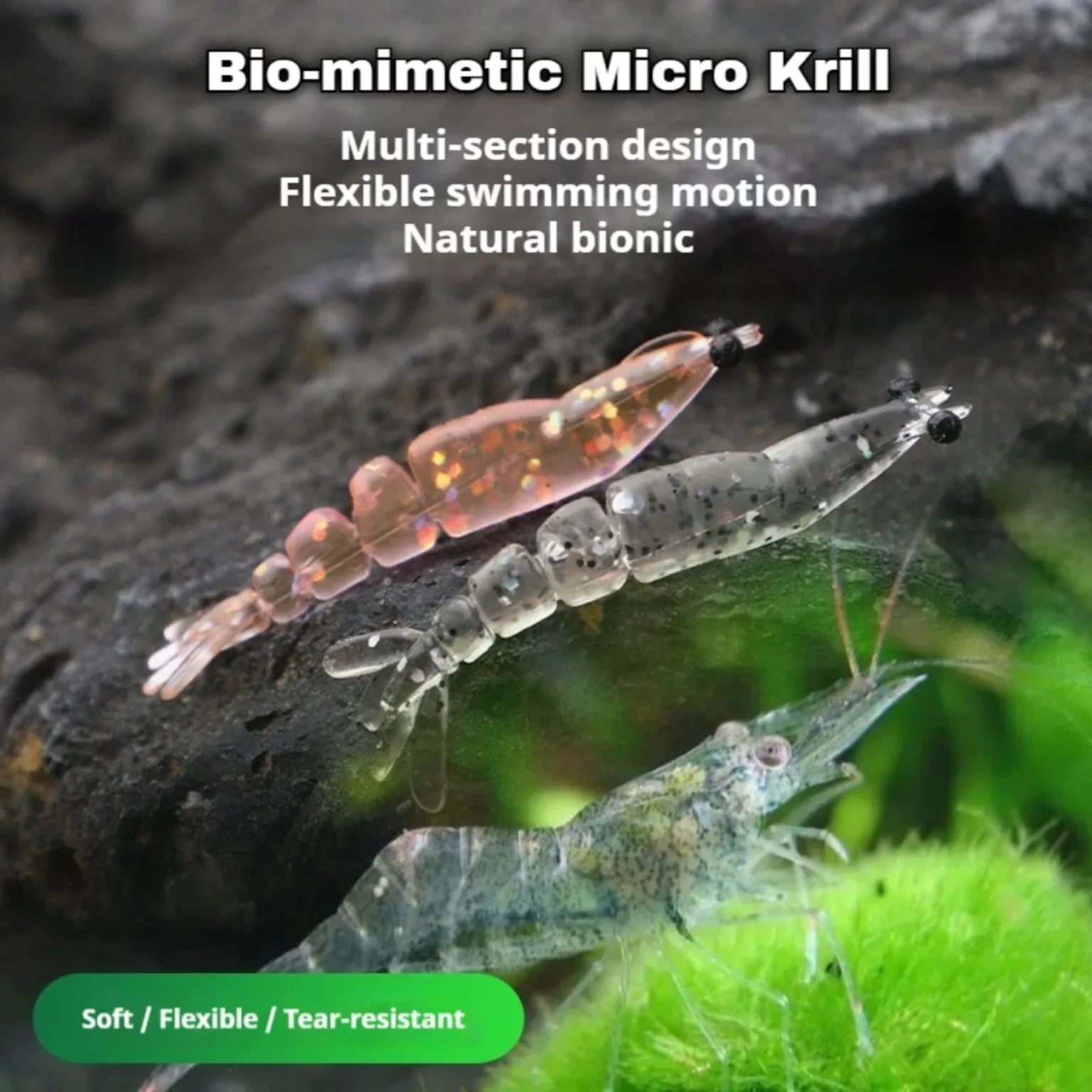 Fishing Area CARIS soft shrimp τεχνητή γαρίδα LRF 4cm