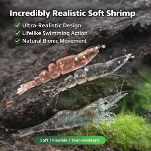 Fishing Area CARIS – Soft Shrimp LRF 4cm (8τμχ) Τεχνητή Γαρίδα