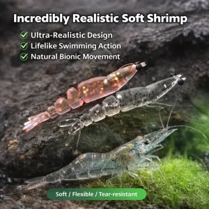 Fishing Area CARIS – Soft Shrimp LRF 4cm (8τμχ) Τεχνητή Γαρίδα