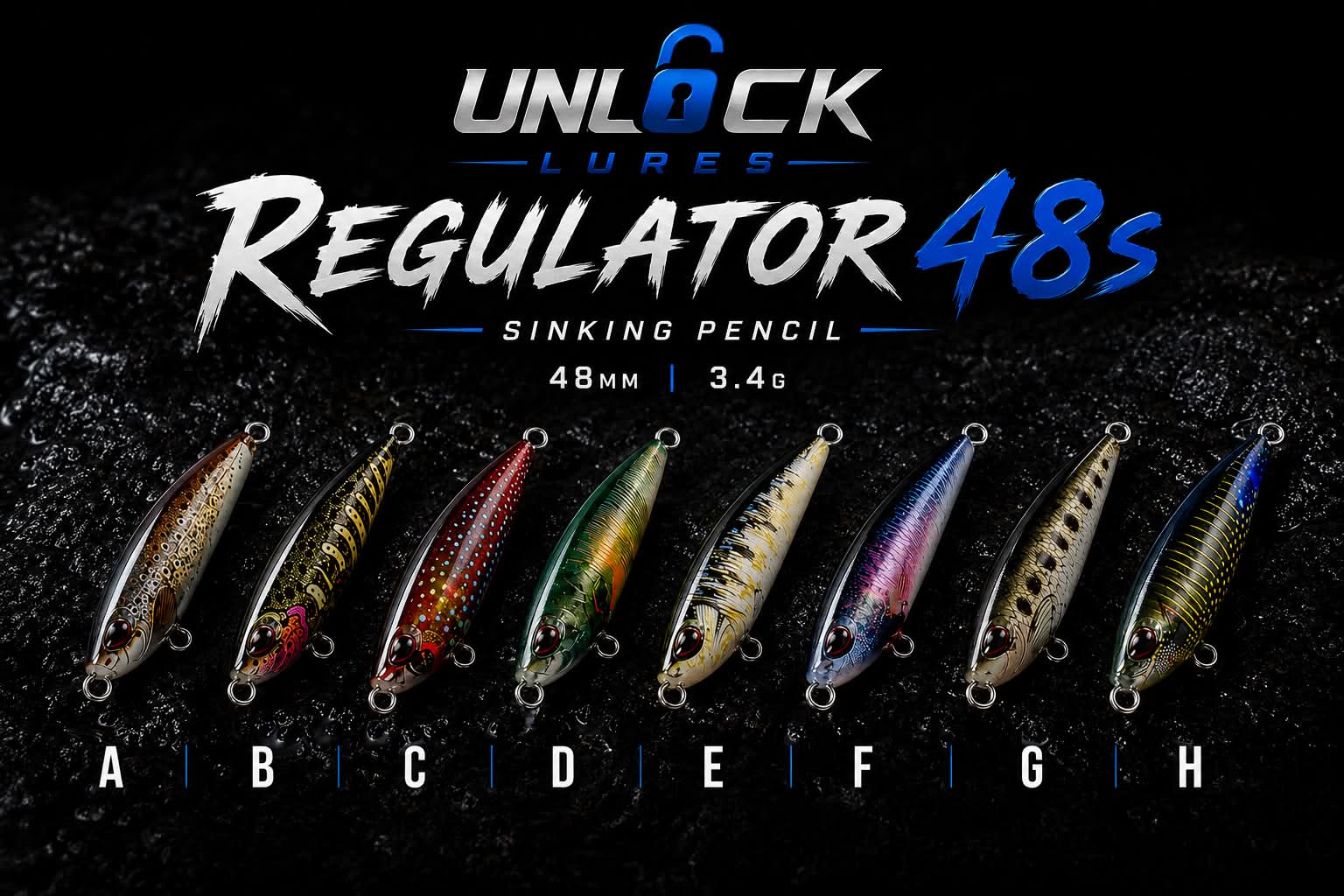 Unlock Lures Regulator 48S Pencil 48mm 3,4g