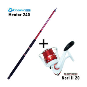 Combo Surf Casting Oceanic Team Mentor 240 με μηχανισμό Sensei Nori II 20