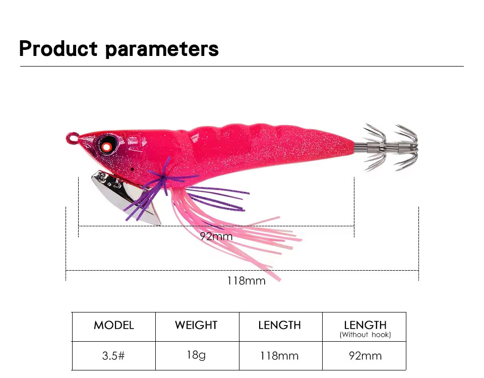 Unlock Lures MOKÉ 3.5 καλαμαριέρα Eging 18g 118mm για καλαμάρια και σουπιές